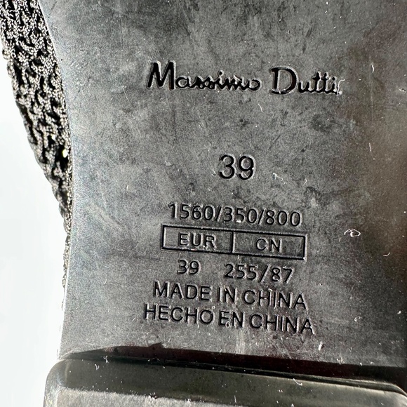 Massimo Duttile Braided Ballet Flats Black EUR 39 (8) - Picture 6 of 10